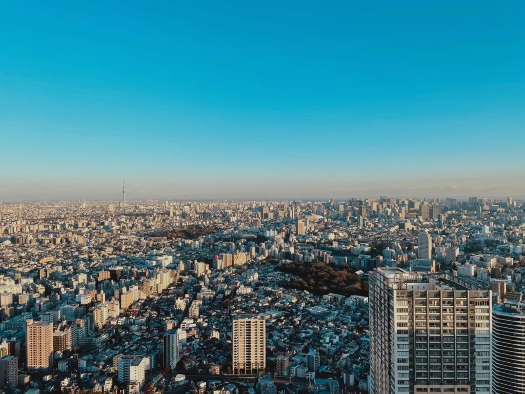 Vue sur Tokyo depuis le gratte-ciel Sunshine 60